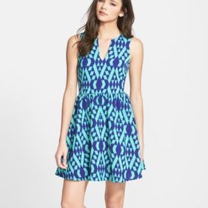 Everly Split-Neck Dress